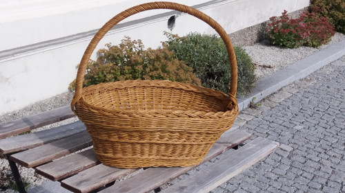 Košík oválný celopletený — foto 2