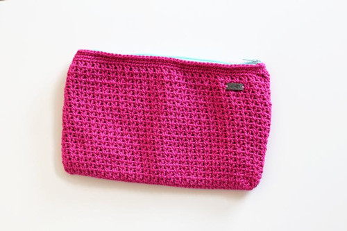 Háčkovaná taštička - 23 cm — foto 2