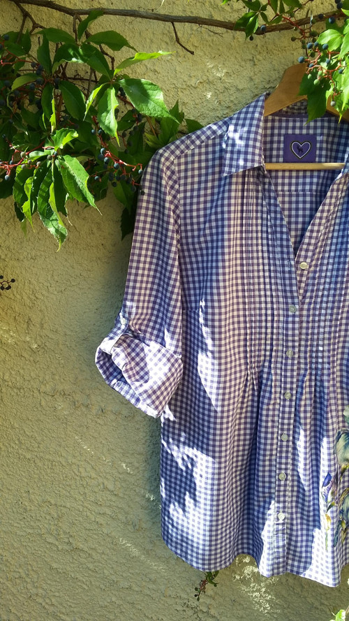 Rozkvetlé kostičky, tunika, vel.XL — foto 4