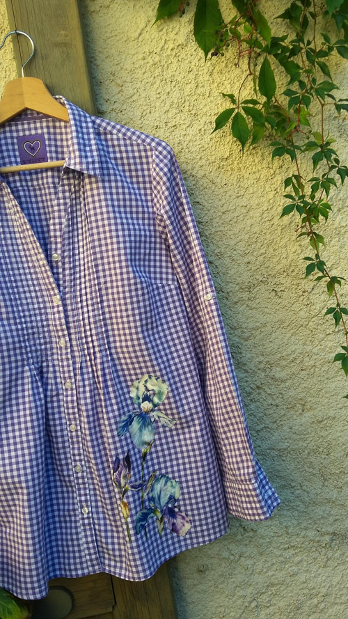 Rozkvetlé kostičky, tunika, vel.XL — foto 5