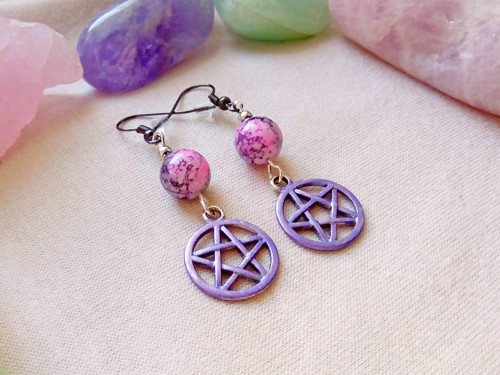Náušnice Pentagram #0548 — foto 3