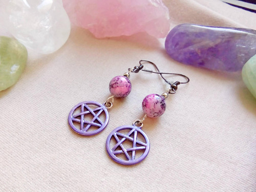 Náušnice Pentagram #0548 — foto 4
