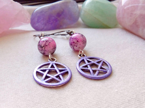 Náušnice Pentagram #0548 — foto 5