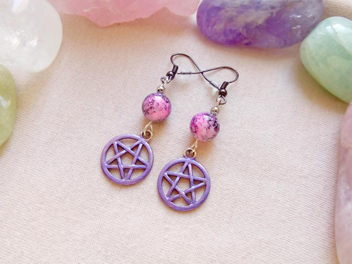 Náušnice Pentagram #0548 — foto 6
