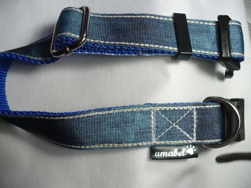 Obojek "DENIM" Rezervé ! šíře 2,5 cm — foto 2