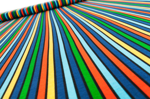Pestrý úplet s elastanem, metráž, 200gr, 150 cm — foto 3
