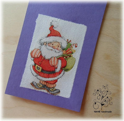 Ozdobná obálka na peníze - Santa — foto 2