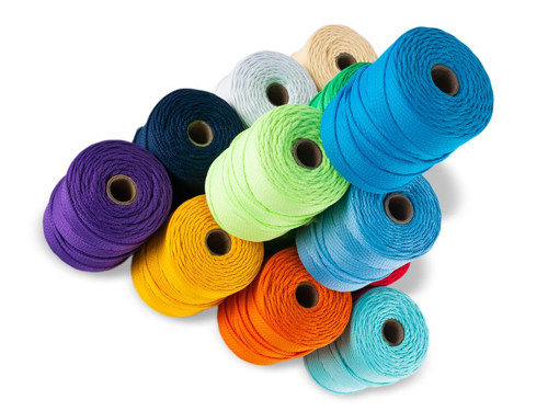 Oděvní šňůra - oranžová, 100% Polyester, 4 mm — foto 5