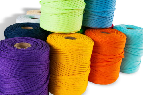 Oděvní šňůra - černá, 100% Polyester, 4 mm — foto 4