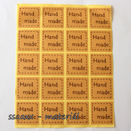 Samolepky ~ Hand Made II ~ 20 ks — foto 3