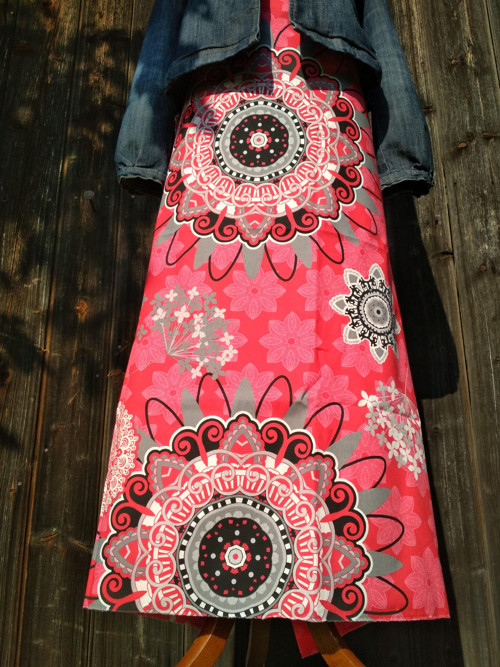 Mandala red_ maxi sukne — foto 5