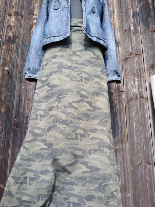 Army kamufláž_maxi suknice — foto 4