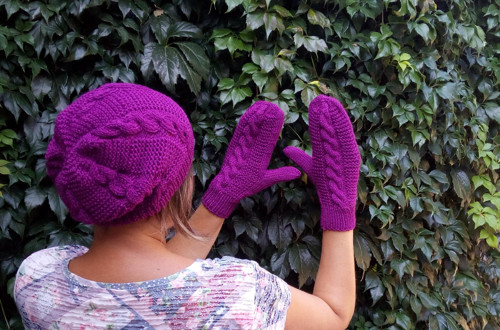 Souprava CYKLÁMEN 50% merino — foto 2