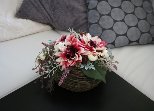 Modřínová koule s astrami — foto 6