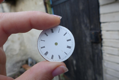 Smaltovaný ciferník 29 - materiál pro steampunk — foto 2