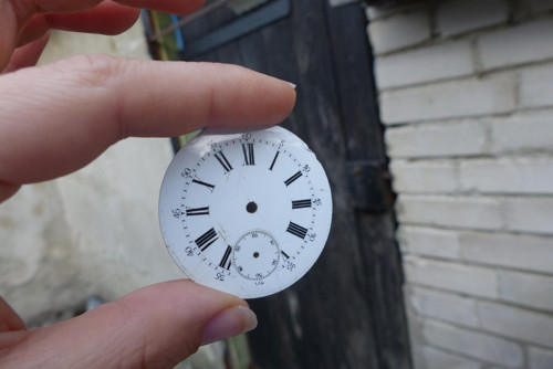 Smaltovaný ciferník 31 - materiál pro steampunk — foto 2