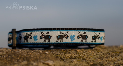Obojek se sobem Rudolfem modrý — foto 2