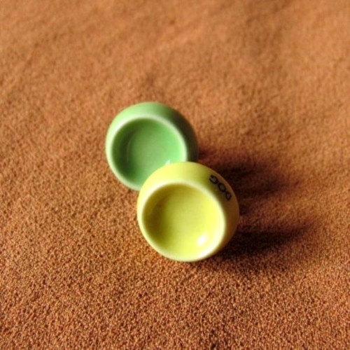Naušnice - mini psí misky - porcelán — foto 5