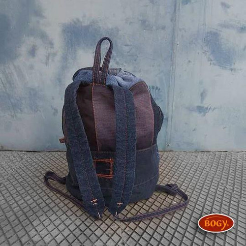 Unisex sešívaný batoh s kulatým dnem, zerowaste 2 — foto 3