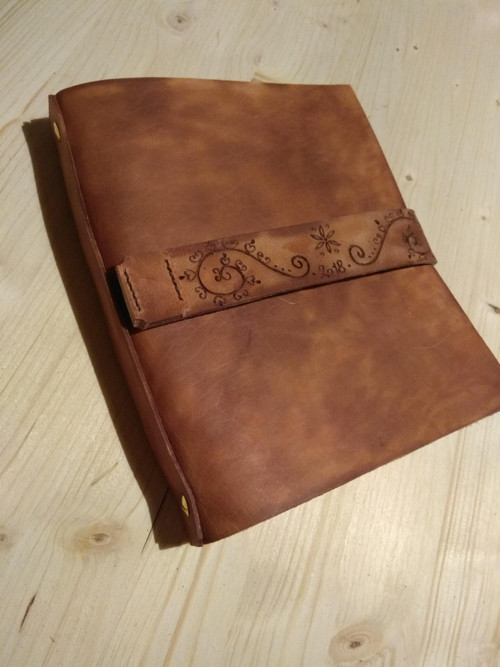 Kožený zápisník - receptár — foto 2