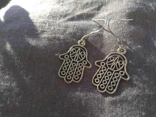 Náušničky-"Ruka Hamsa" — foto 2