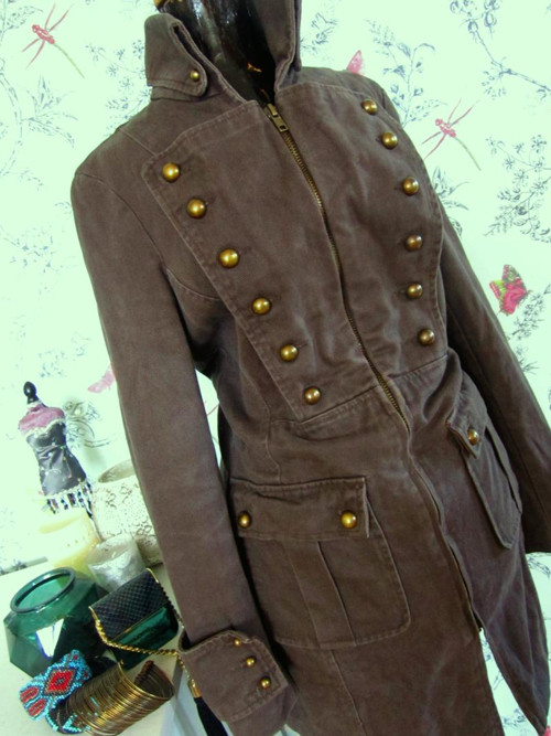 Kabát army look — foto 2
