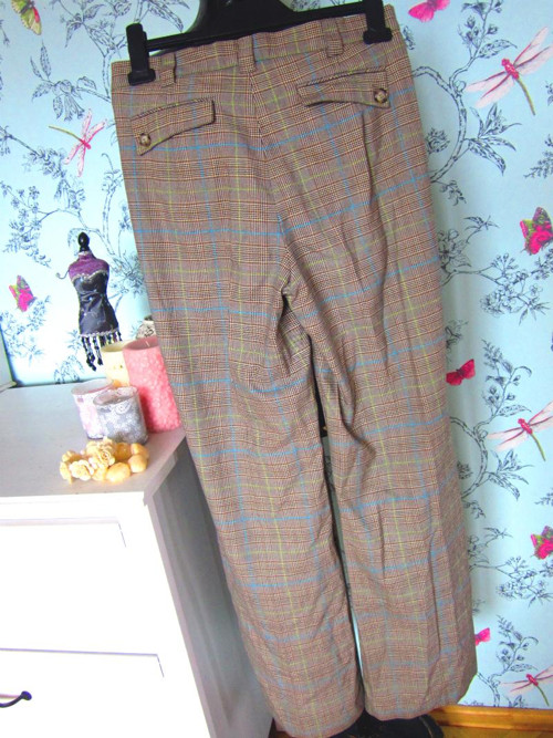 Kalhoty dandy v kostce — foto 5