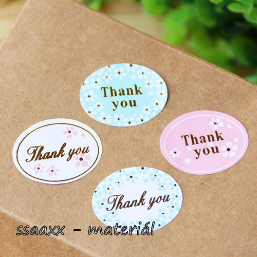 Samolepky ~ Thank You ~ 24 ks — foto 2