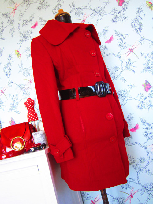 Kabátek retro red — foto 3