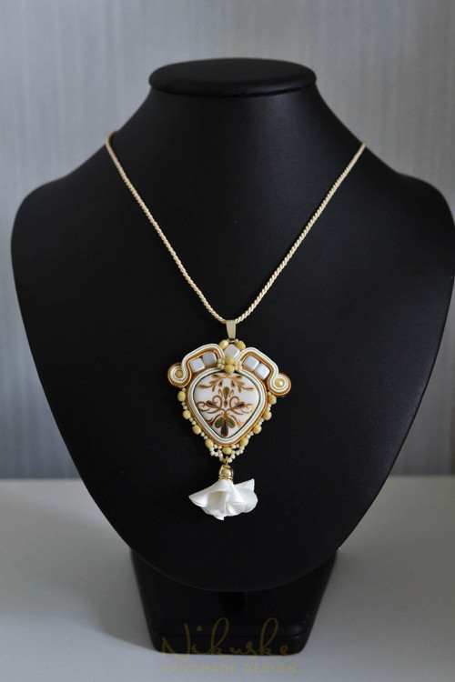 Soutache náhrdelník - Shiny — foto 2