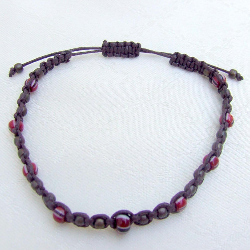 Pánský náramek Strippy (macramé) — foto 2