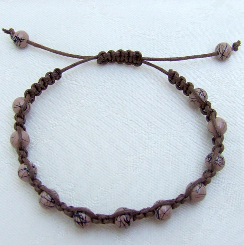 Pánský náramek Woody (macramé) — foto 2
