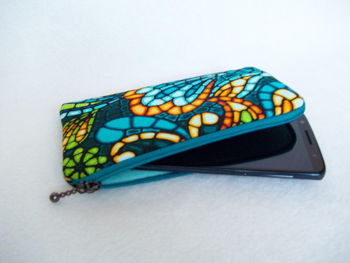 Obal na mobil - Vitráž ( 17 cm) — foto 2