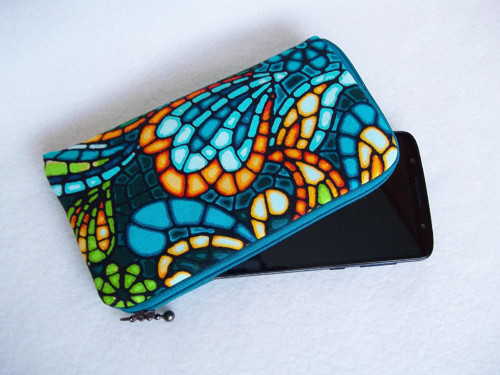 Obal na mobil - Vitráž ( 17 cm) — foto 3