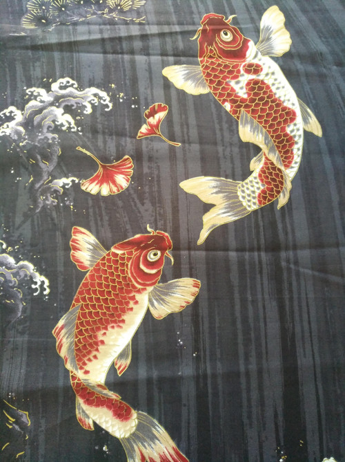Panel Quilt Gate s Koi kapry — foto 2