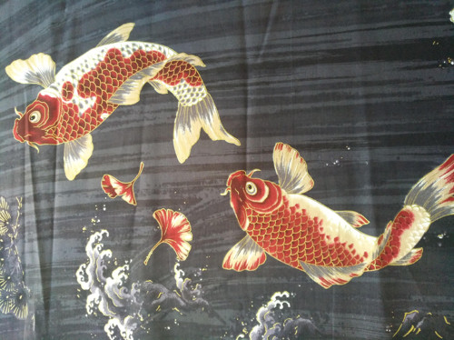 Panel Quilt Gate s Koi kapry — foto 3