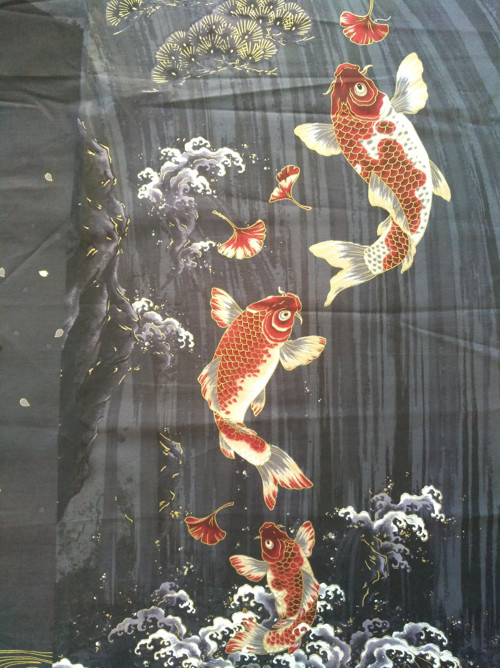 Panel Quilt Gate s Koi kapry — foto 5