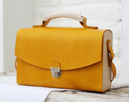 Kabelka na rameno HANDY BAG YELLOW — foto 3