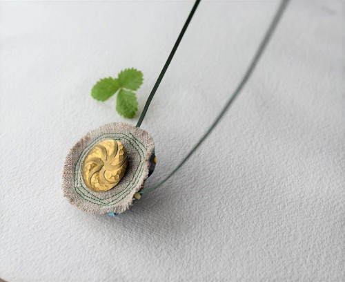 Zlatý talisman- Náhrdelník — foto 3