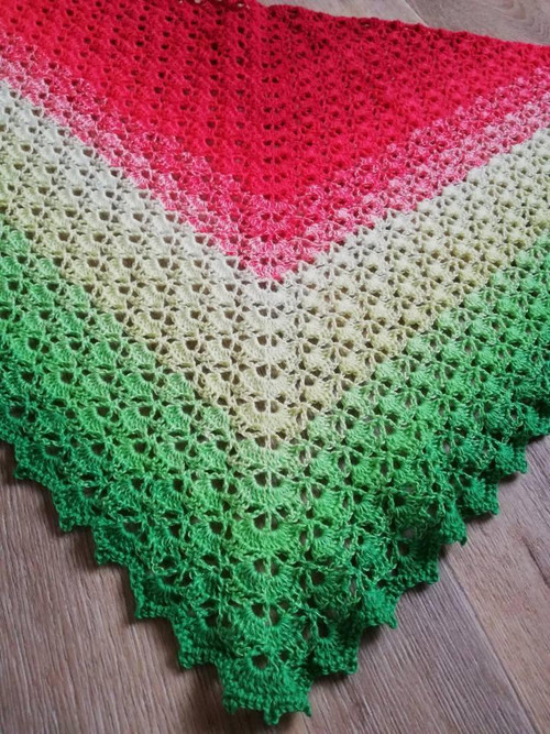 Háčkovaný šátek — foto 2