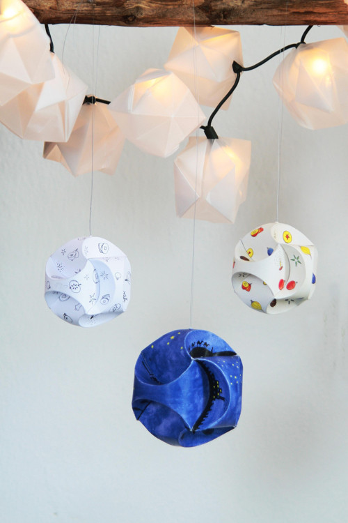 Origami vánoční ozdoby - šablony — foto 3