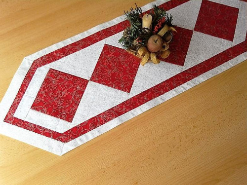 Vánoční běhoun stríbrný — foto 3