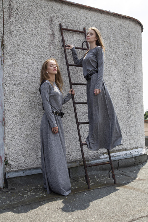 TWINS - dlhé šaty — foto 3