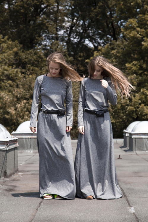 TWINS - dlhé šaty — foto 4