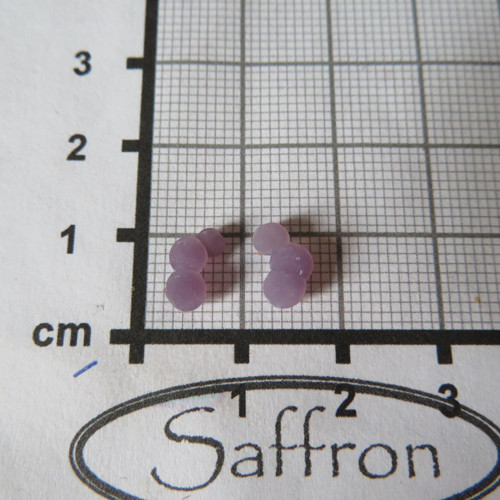Třpytivý Grape Chalcedon Indonésie, pár č.1 — foto 2