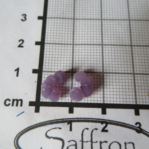 Třpytivý Grape Chalcedon Indonésie, pár č.2 — foto 2