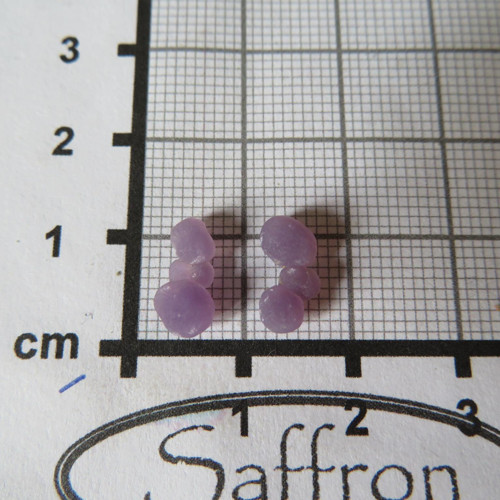 Třpytivý Grape Chalcedon Indonésie, pár č.3 — foto 2