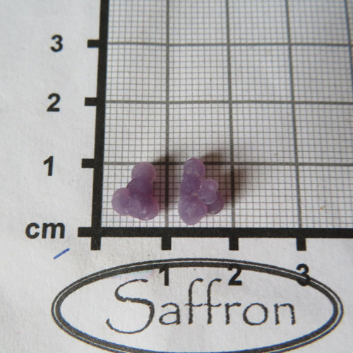 Třpytivý Grape Chalcedon Indonésie, pár č.6 — foto 2