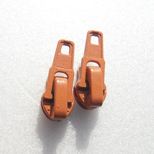 Jezdec pro zip 3 mm rezavě hnědý - 2 ks — foto 2