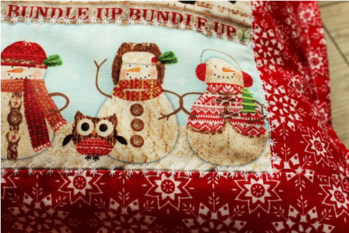 Polštářek vyšívaný Bundle Up I. — foto 6